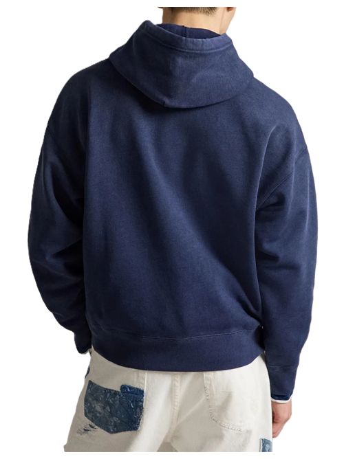 Felpa con cappuccio e logo Polo Ralph Lauren | 710-B19140-001DARK COBALT/WHITE